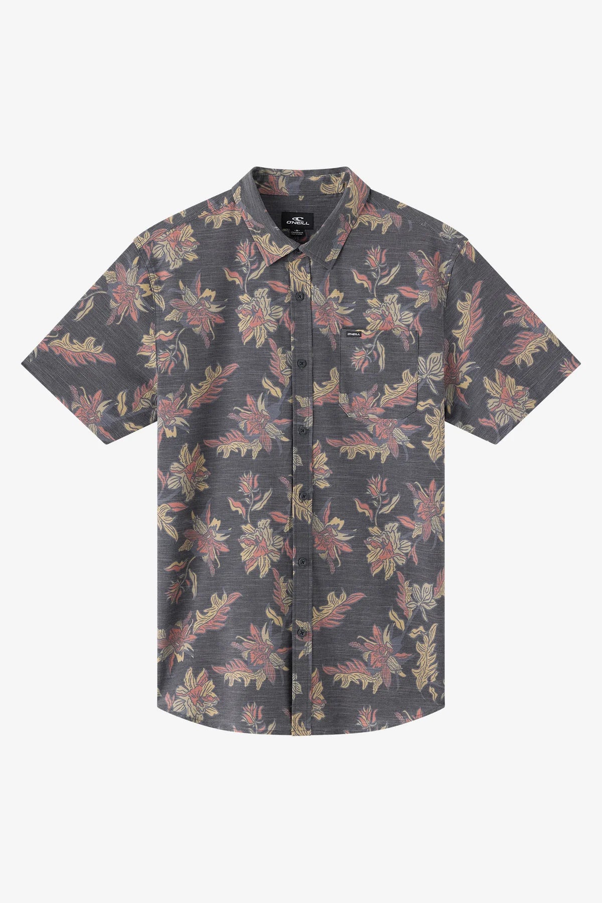 O'Neill UPF Slub Standard Woven Short Sleeve Button Up Shirt Men's