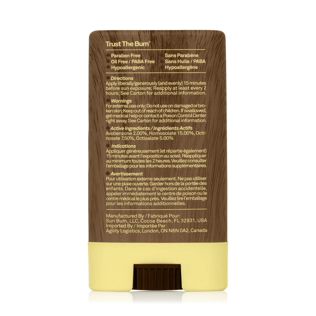 Sun Bum SPF 30 Sunscreen Face Stick
