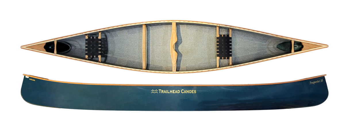 Trailhead Canoes Prospector 15 Carbon Kevlar / Wood Trim