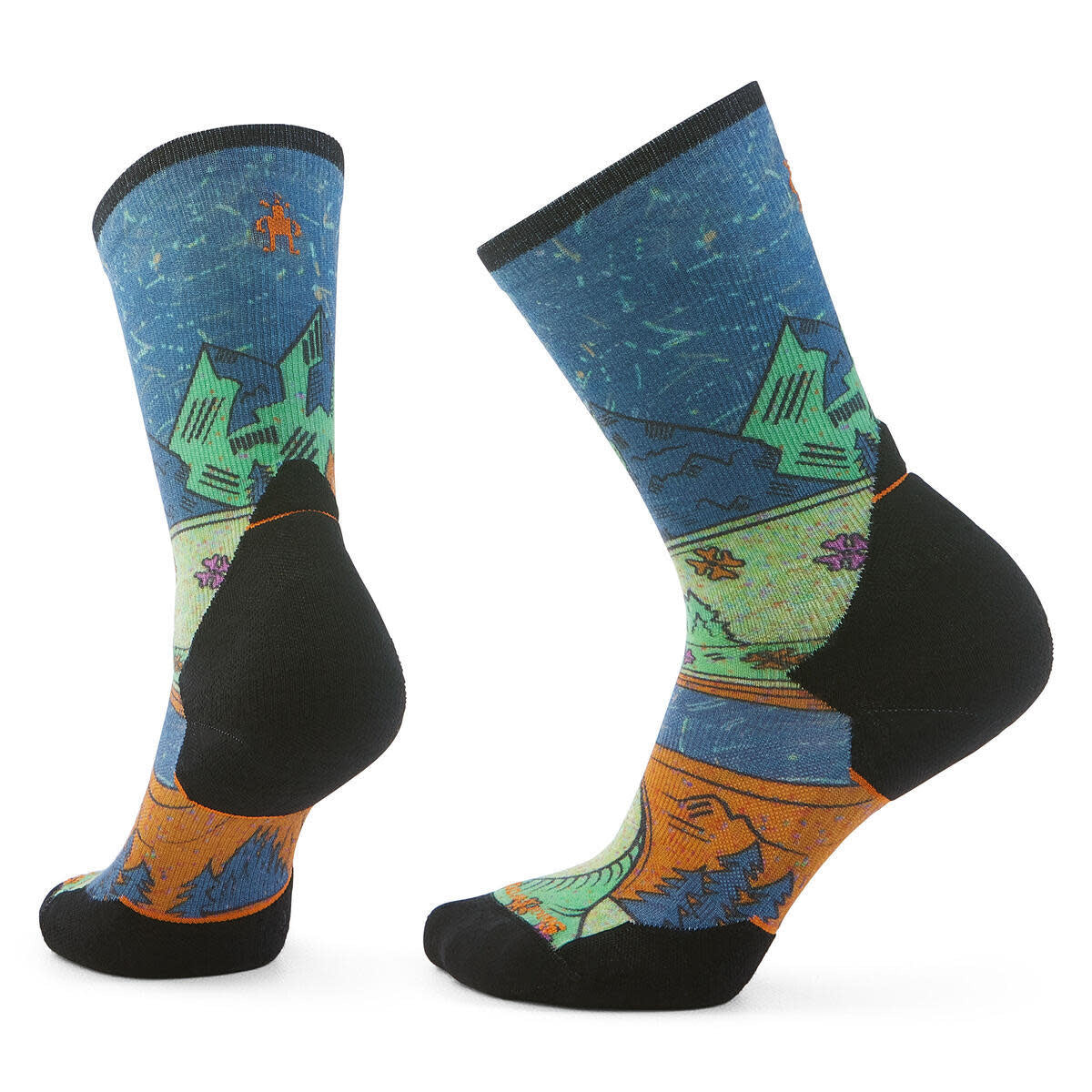 Smartwool Run Targeted Cushion Mountain Print Sock Women's 2698