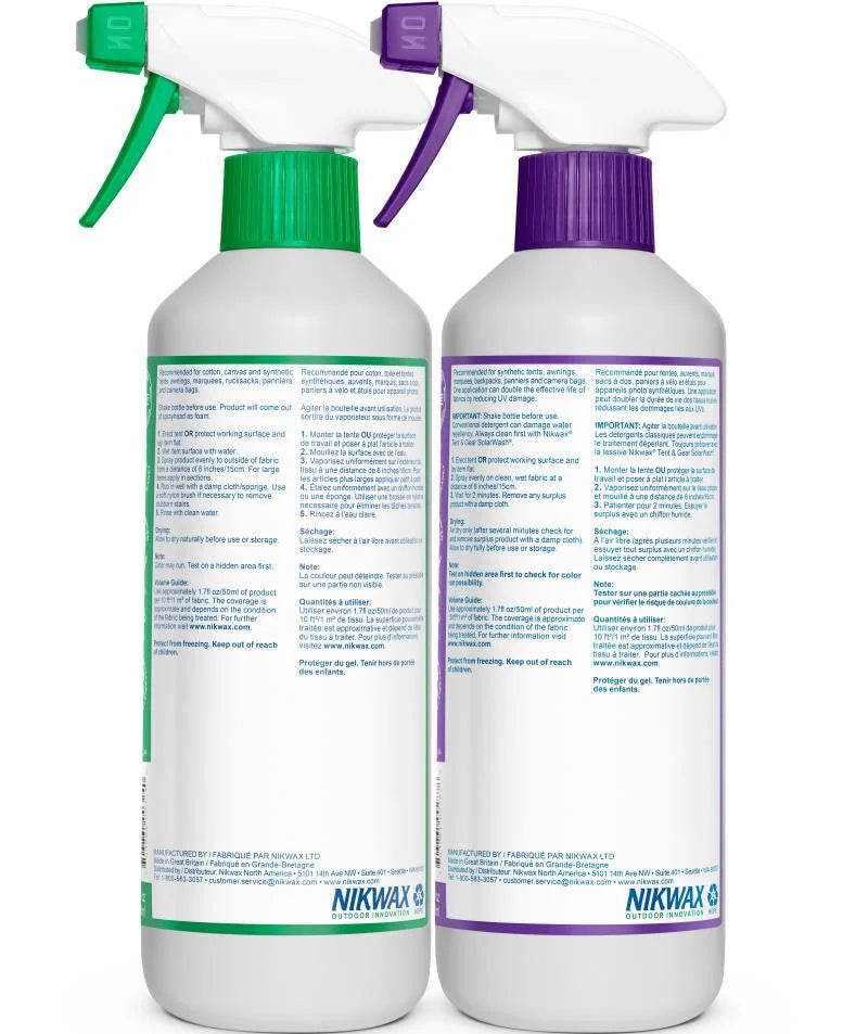 Nikwax Tent & Gear Duo Pack 500ml