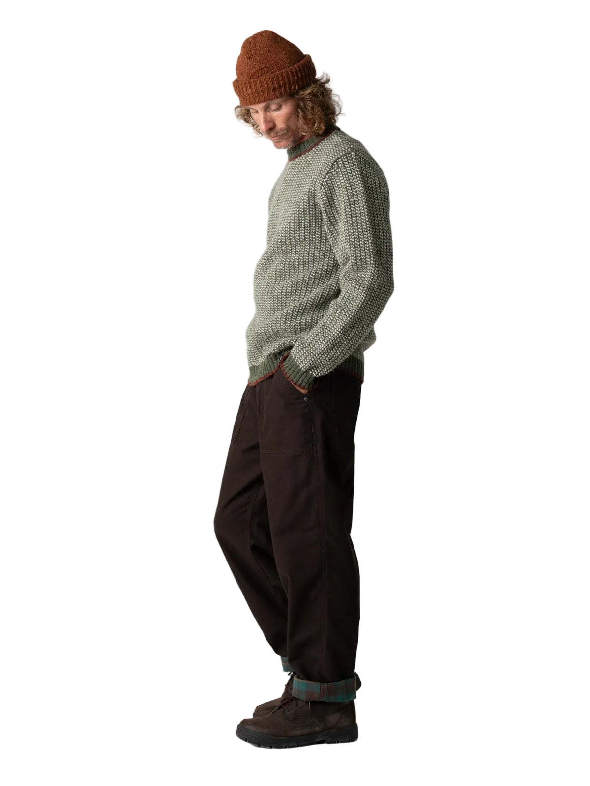 Finisterre Selfost Nordic Crew Sweater Men's