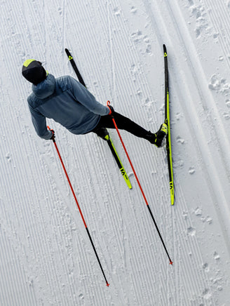 Fischer Nordic ski gear in a winter outdoor scene