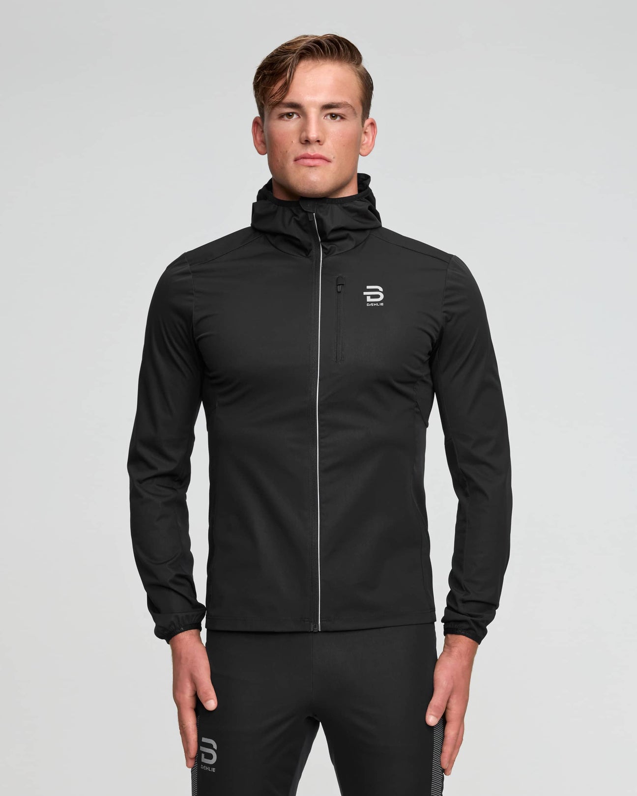 Daehlie model wearing technical training apparel