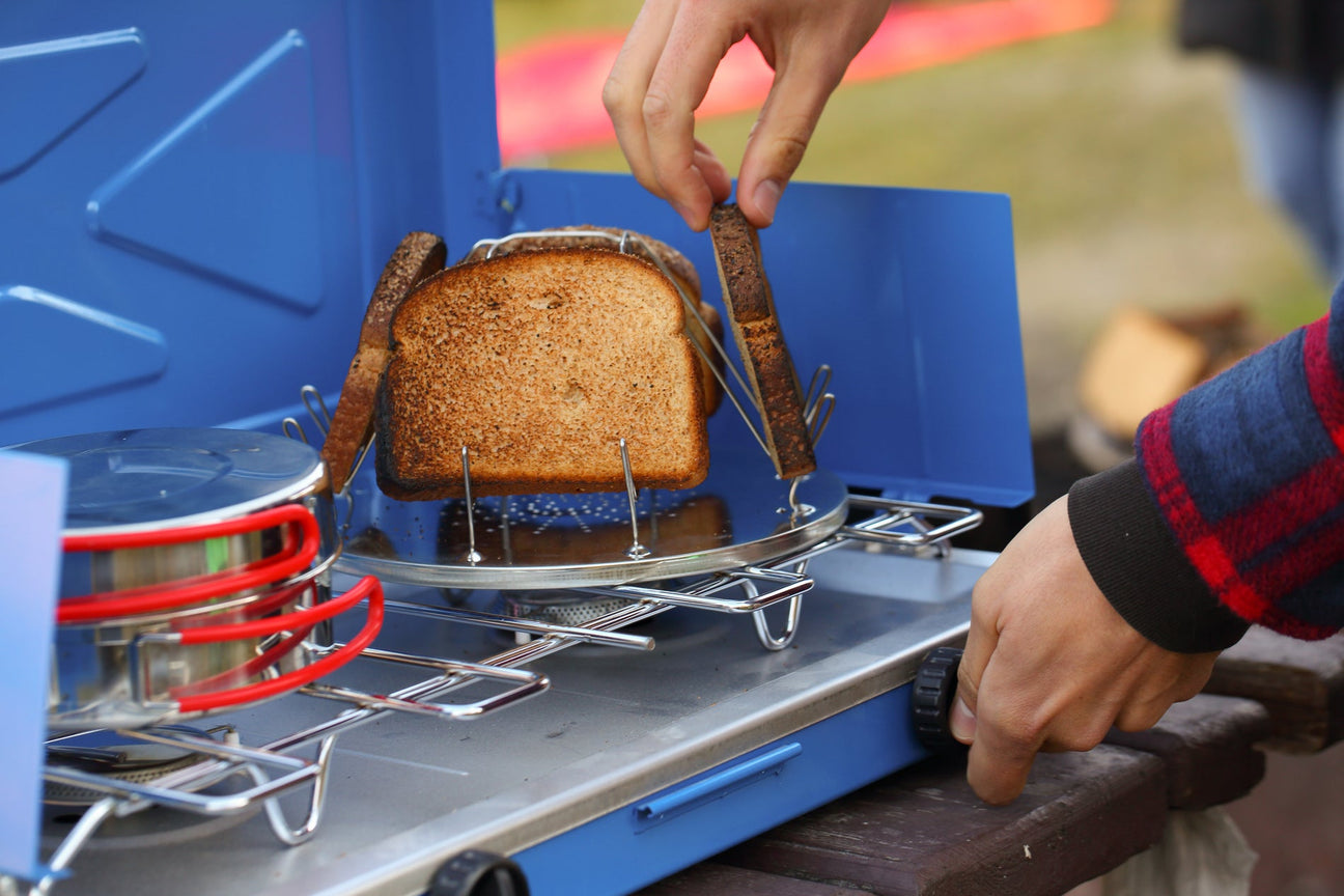 Coghlan's camping accessory used with a camp stove