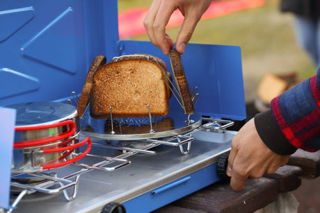 Coghlan's camping accessory used with a camp stove