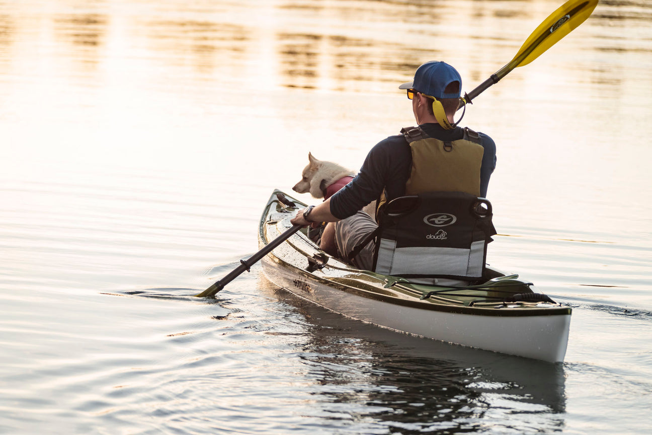 Eddyline kayak on the water