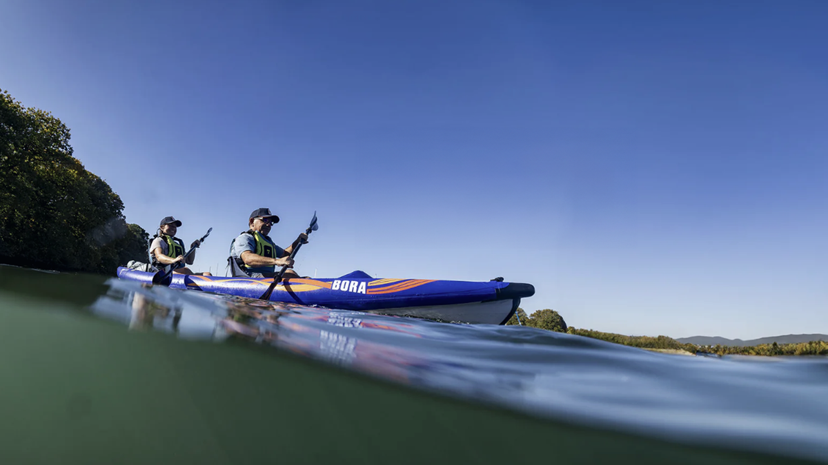 TAHE paddle boards and kayaks on the water