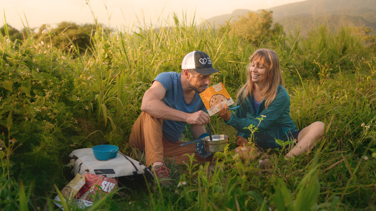 SLY Foods freeze-dried meals packed for outdoor adventures