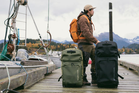 Eagle Creek travel gear packed for a trip