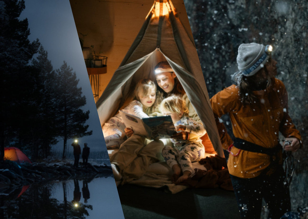 Silva headlamp and navigation gear outdoors