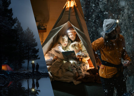 Silva headlamp and navigation gear outdoors