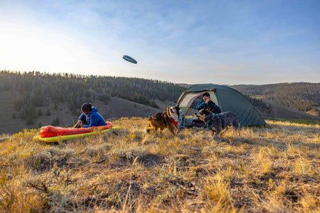 Big Agnes tents set up at camp