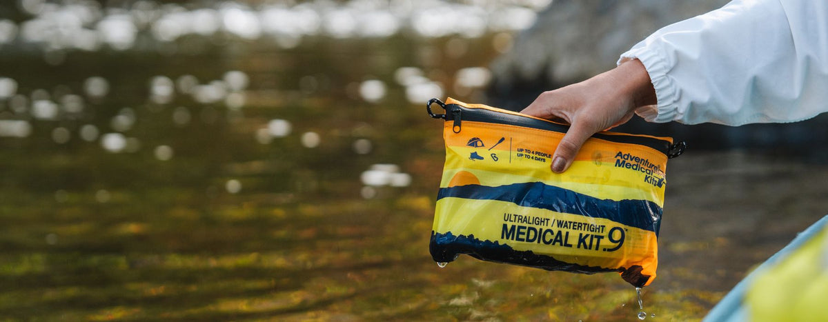 Adventure Medical Kits first aid kit used outdoors