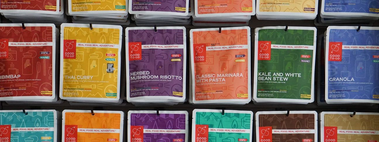 Good To-Go dehydrated meals and outdoor food preparation