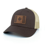Byward Outfitters Canada Flag Leather Patch Hat