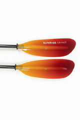 Sunrise Kayaks Carbon 2pc Adjustable Kayak Paddle Fiberglass Blade, 220-230cm
