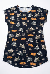 Lounge Printed Night Shirt Women's