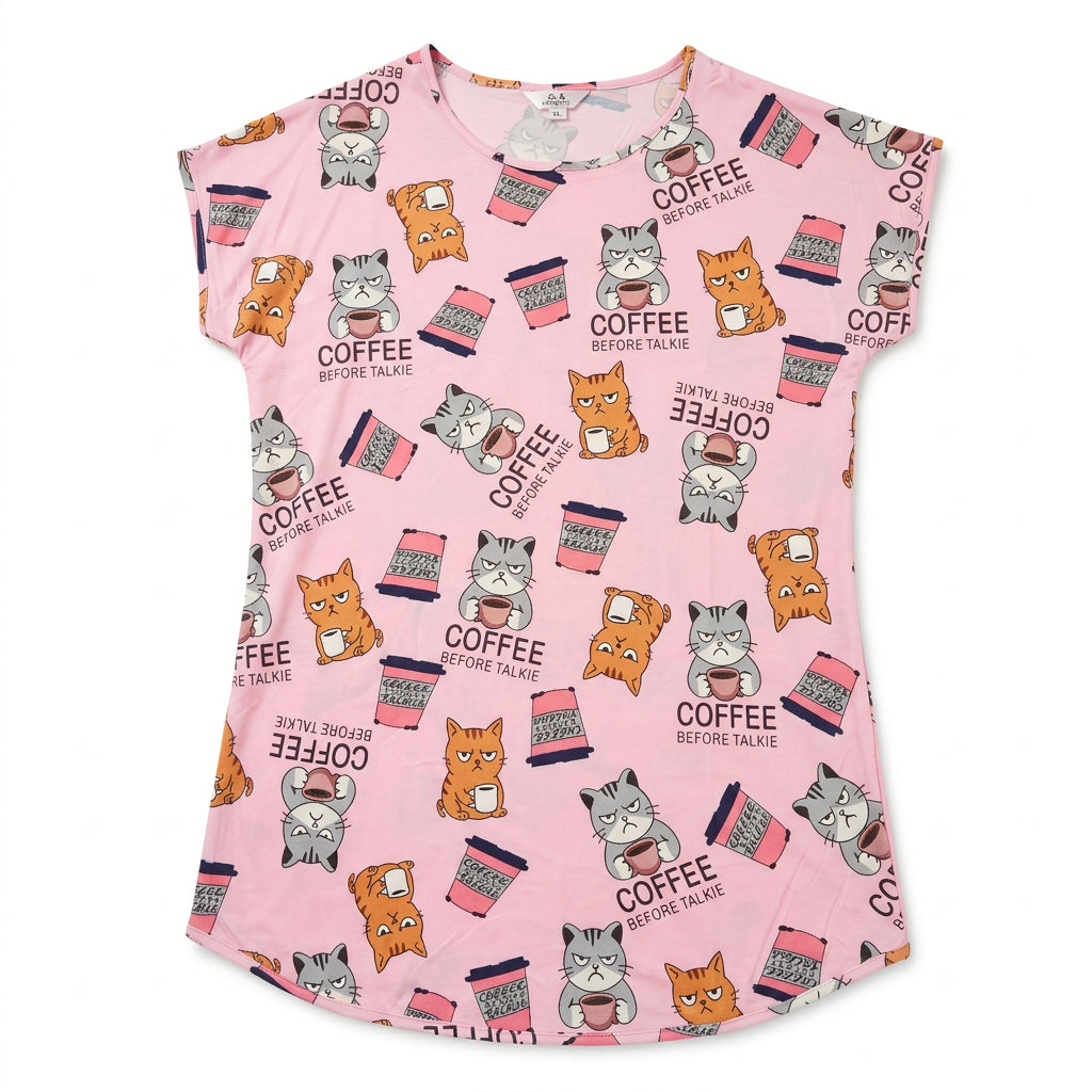 Lounge Printed Night Shirt Women's