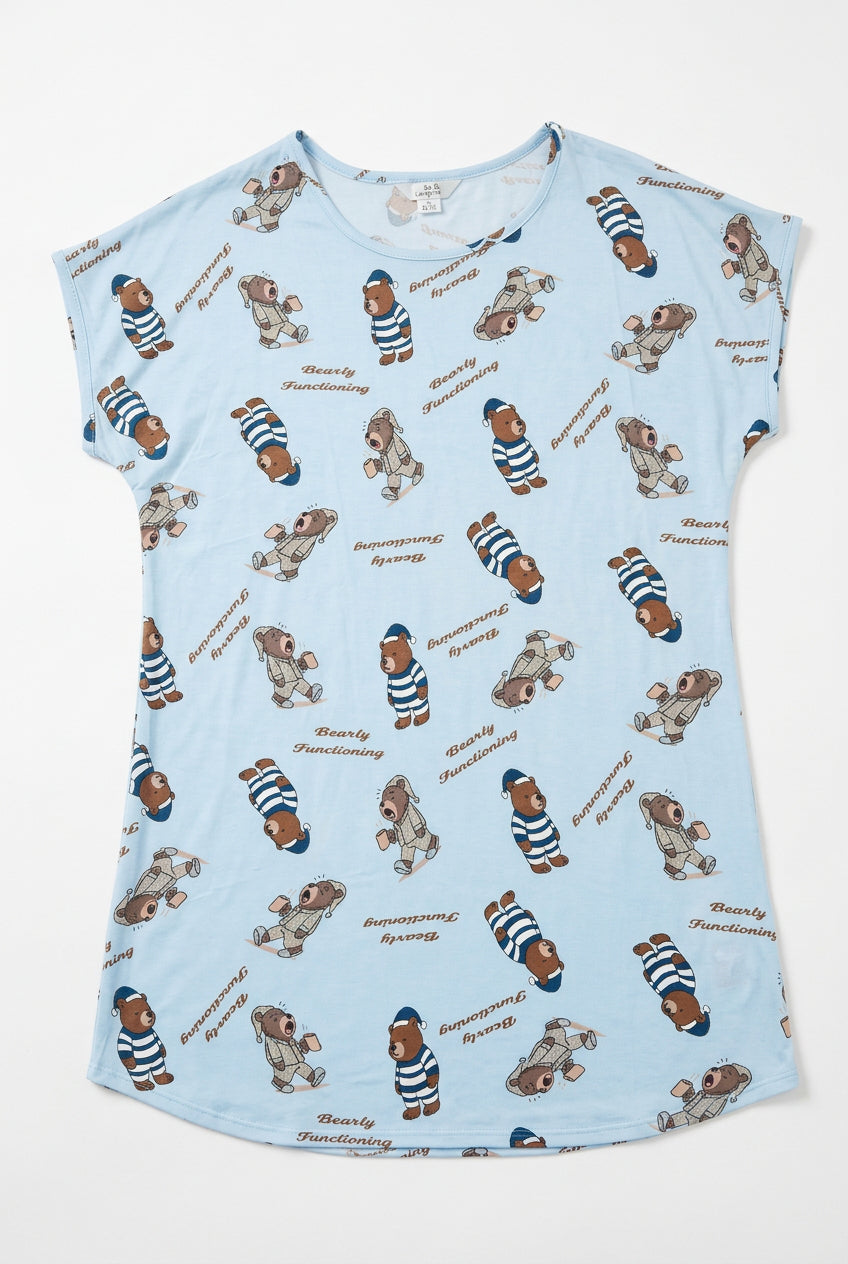 Lounge Printed Night Shirt Women's