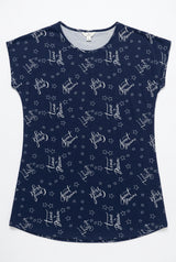 Lounge Printed Night Shirt Women's