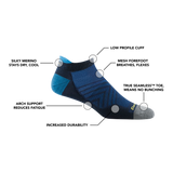Darn Tough Run No-Cushion Ultra-Lightweight Running No-Show Tab Sock Men's 1033