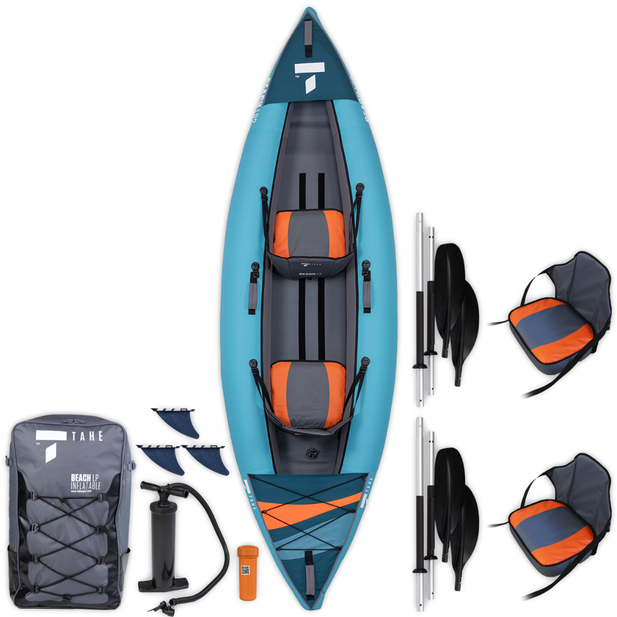 Tahe Beach LP2 Inflatable Kayak Package