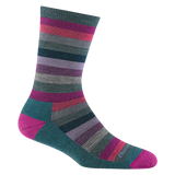 Darn Tough Mystic Stripe Cushioned Lightweight Lifestyle Crew Sock Women's 1644