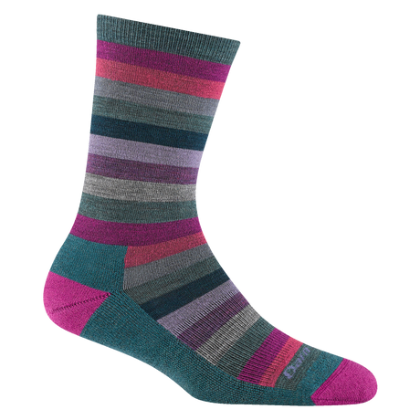 Darn Tough Mystic Stripe Cushioned Lightweight Lifestyle Crew Sock Women's 1644