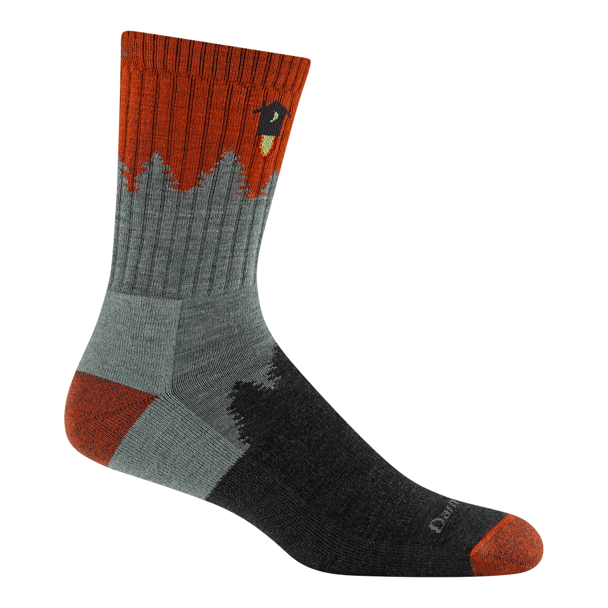 Darn Tough Number 2 Cushioned Midweight Hiking Micro Crew Sock Men's 1974
