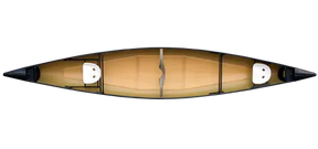 Clipper Canoe Mackenzie 20' UL w/ Black Trim & Additional Wood Web Seat