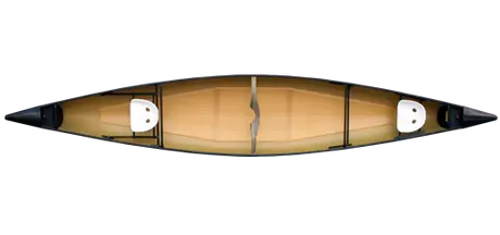 Clipper Canoe Mackenzie 20' UL w/ Black Trim & Additional Wood Web Seat