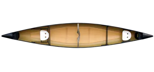 Clipper Canoe Mackenzie 20' UL w/ Black Trim & Additional Wood Web Seat