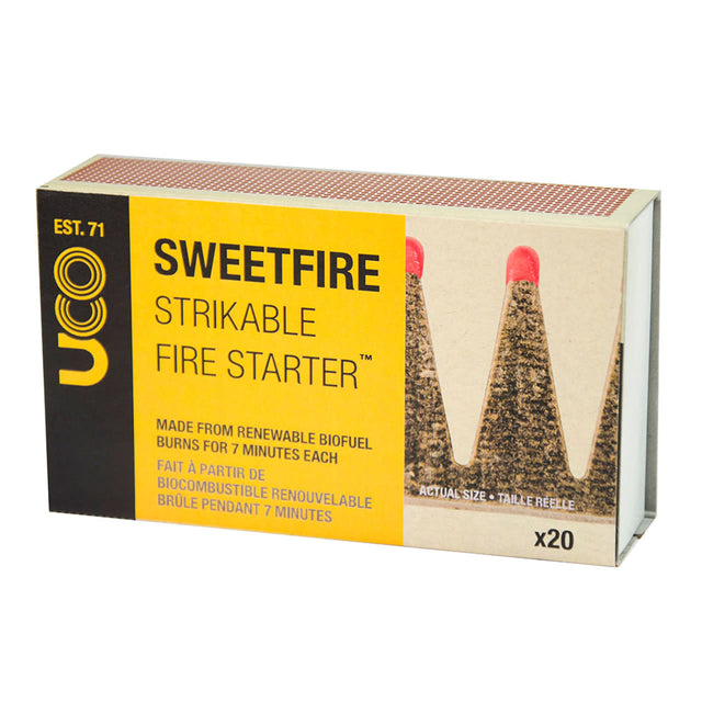 UCO Sweetfire Strikeable Firestarter, 20 Pack