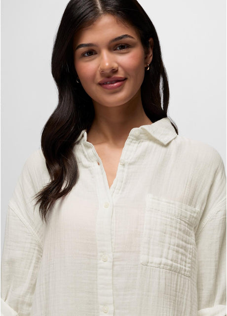 Prana Hideaways Button Down Top Women's