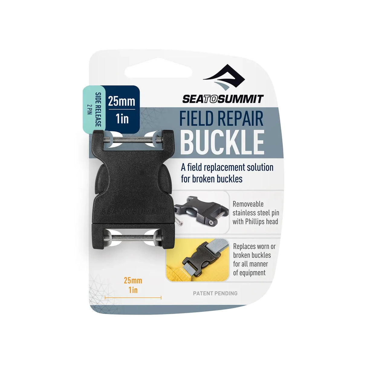 Sea to Summit 1 inch Buckle 2 Pin Side Release