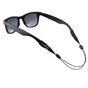 Cablz Zipz 12" XL Ends Adjustable Eyewear Retainer, Black