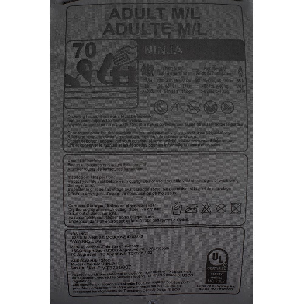 NRS Ninja PFD