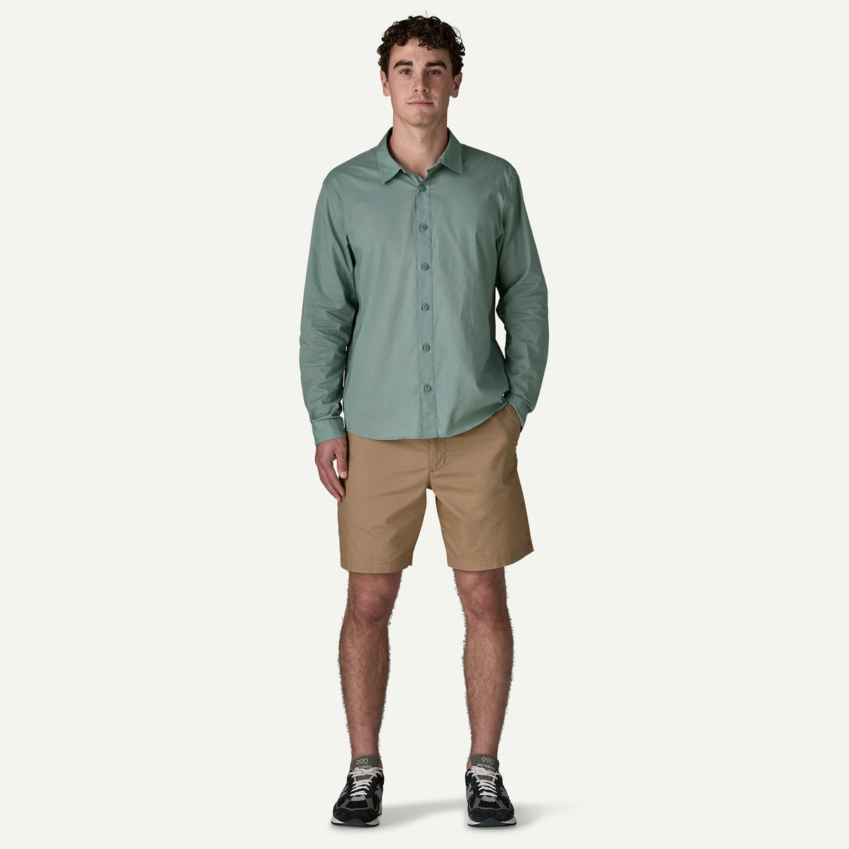 Patagonia Sunrise Stream Long Sleeve Button Up Shirt