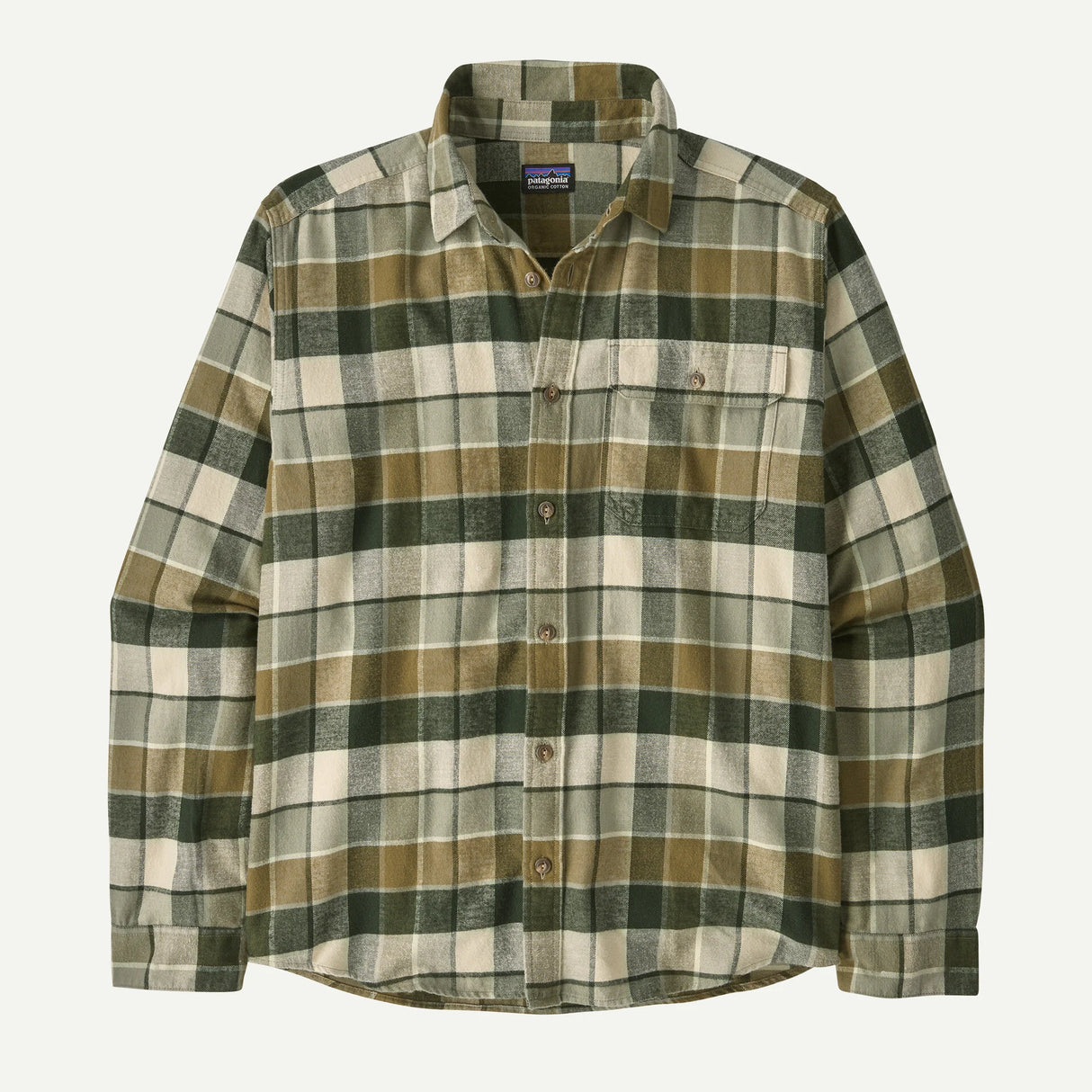 Patagonia Long Sleeve Lightweight Fjord Flannel Shirt Men's