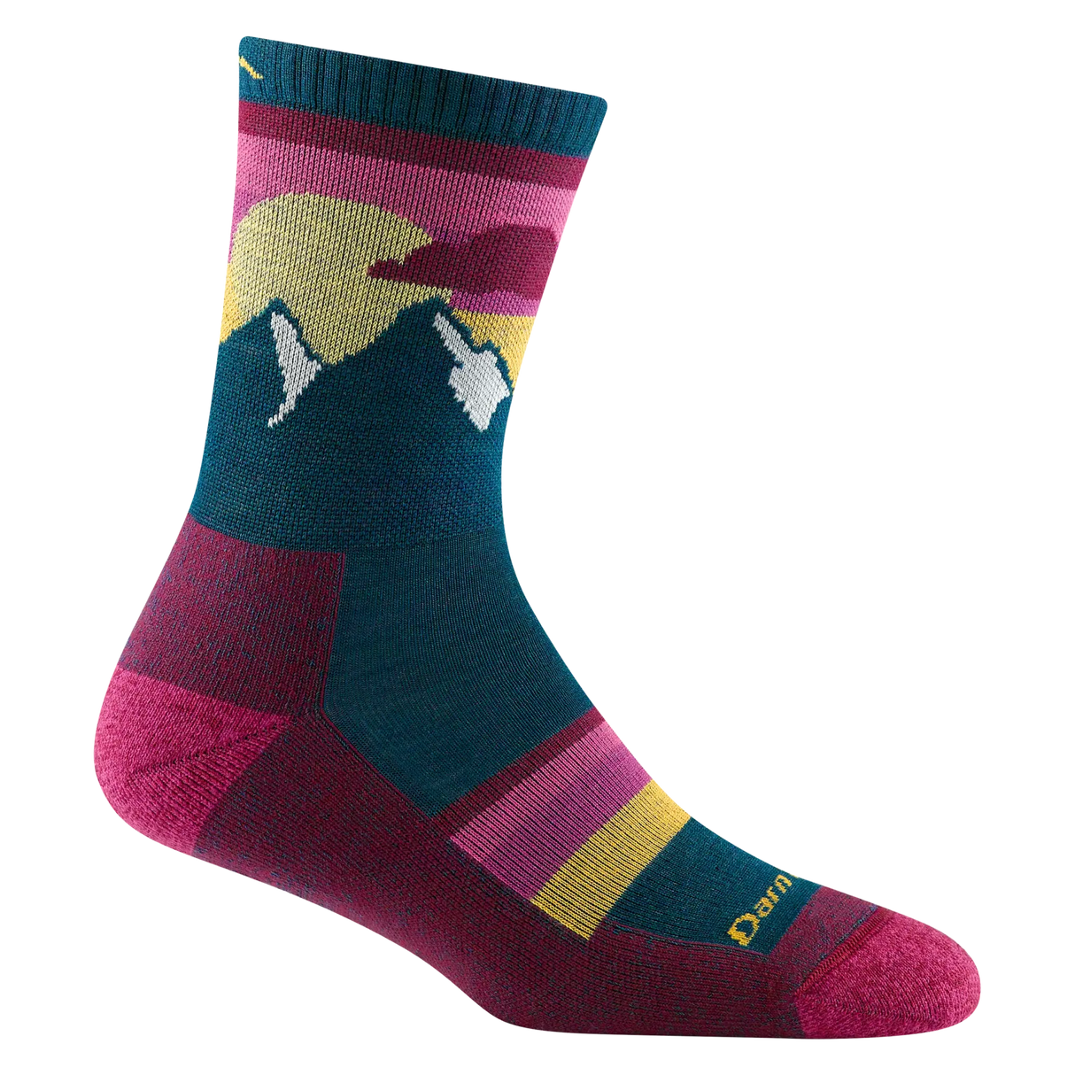 Darn Tough Sunset Ledge Cushioned Lightweight Hiking Micro Crew Sock Women's 5005