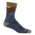 Darn Tough Chasing Waterfalls Cushioned Lightweight Hiking Micro Crew Sock Men's 5020