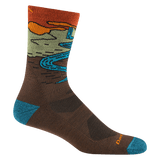 Darn Tough Chasing Waterfalls Cushioned Lightweight Hiking Micro Crew Sock Men's 5020