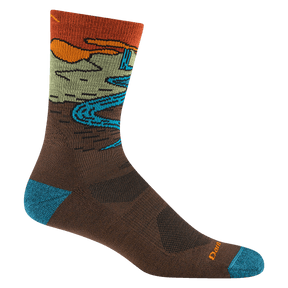 Darn Tough Chasing Waterfalls Cushioned Lightweight Hiking Micro Crew Sock Men's 5020
