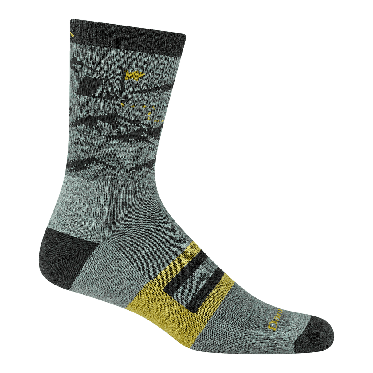 Darn Tough Hike Hut Cushioned Midweight Hiking Micro Crew Sock Men's 5021