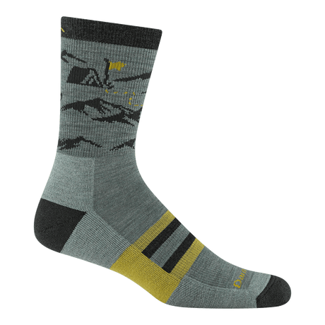 Darn Tough Hike Hut Cushioned Midweight Hiking Micro Crew Sock Men's 5021