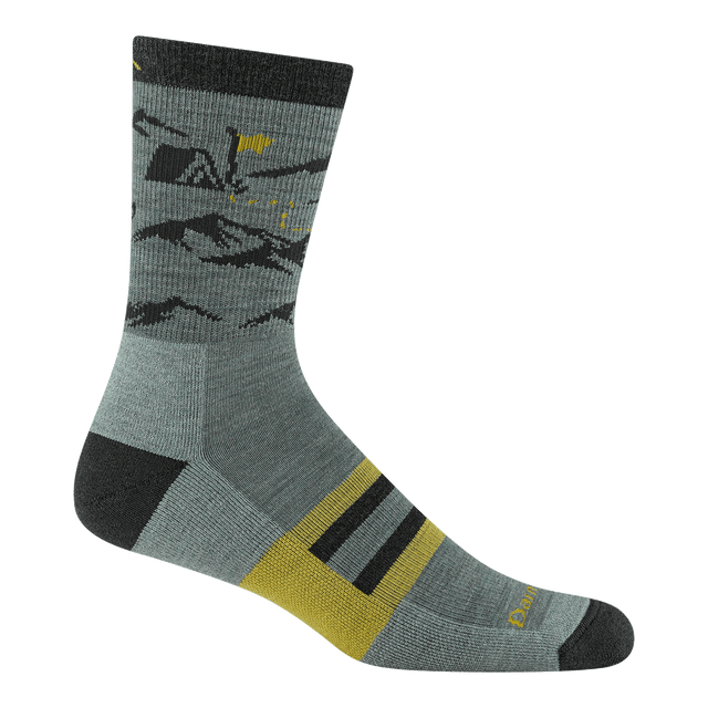 Darn Tough Hike Hut Cushioned Midweight Hiking Micro Crew Sock Men's 5021