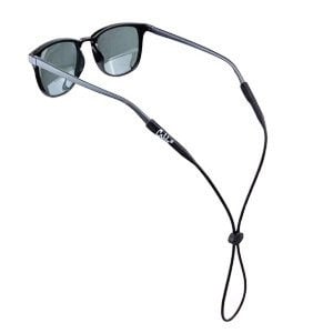 Cablz 16" Skinnyz Ends Adjustable Eyewear Retainer, Black