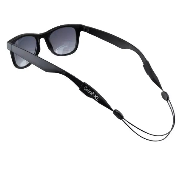 Cablz Zipz 14" XL Ends Adjustable Eyewear Retainer, Black