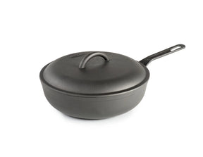 GSI Guidecast Deep Fry Pan with Lid 12"